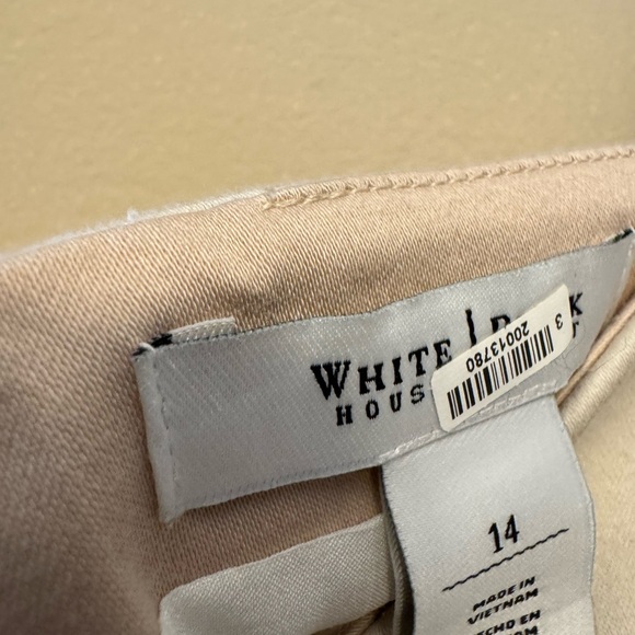 White House Black Market Strapless Dress - White and Red Floral - Picture 2 of 3